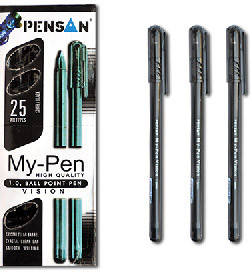 

Ручка Масляная 1.0 мм My Pen черная.