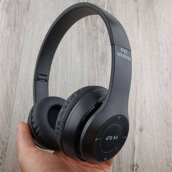 

Накладные наушники P47 Wireless.Наушники для телефона.Наушники с микрофоном. Наушники с FM приемником., Разные цвета