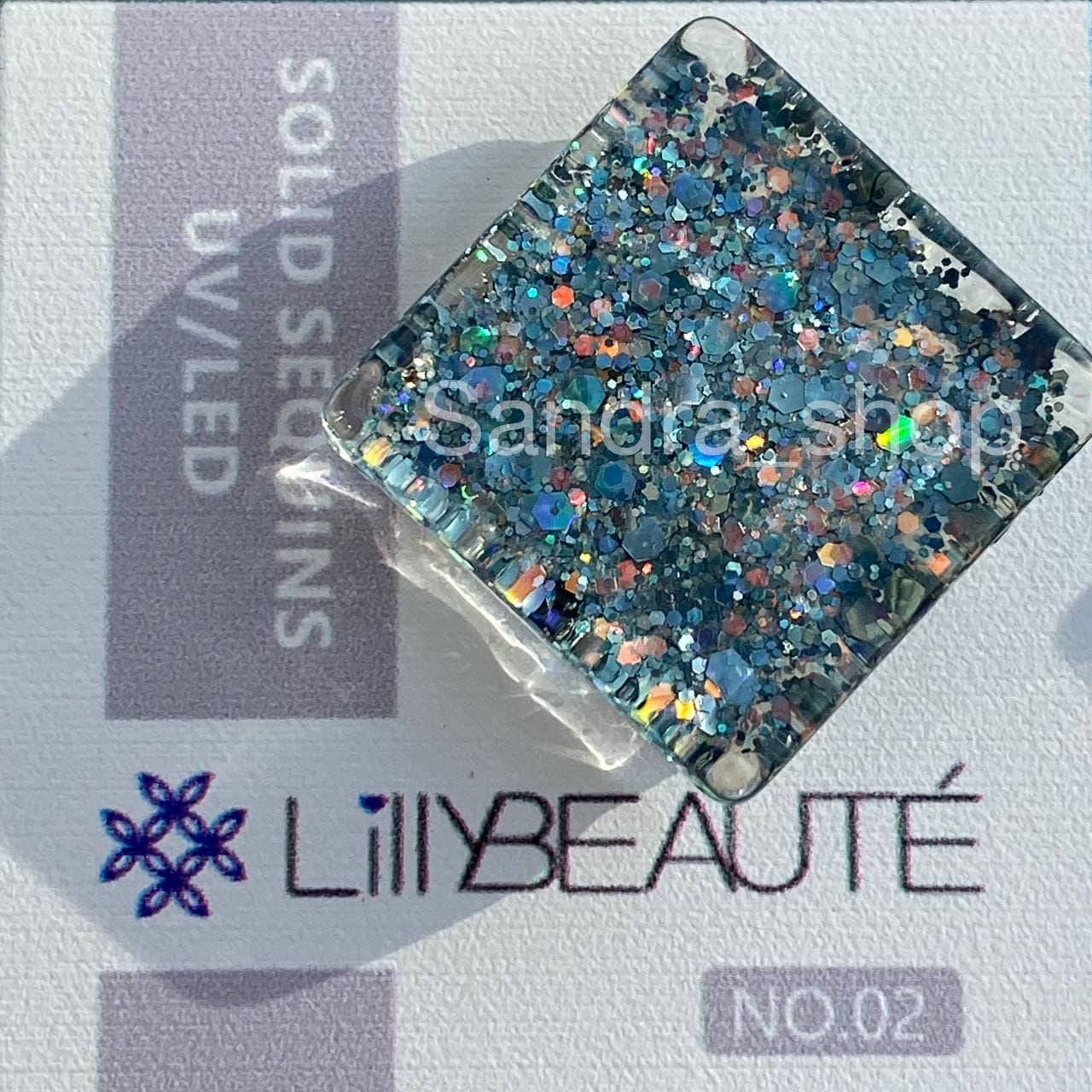 

Glitter Gel (Глиттер гель) Lilly Beaute №02 5g