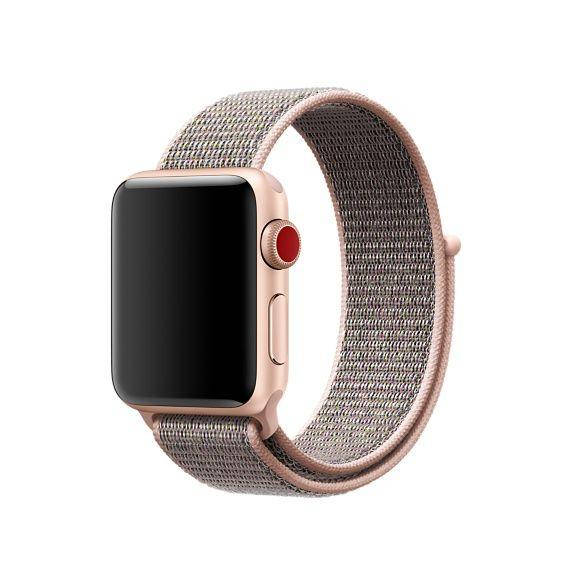 

Ремешок DK Nylon Sport Loop для Apple Watch 42 / 44 / 45 mm (pink sand)