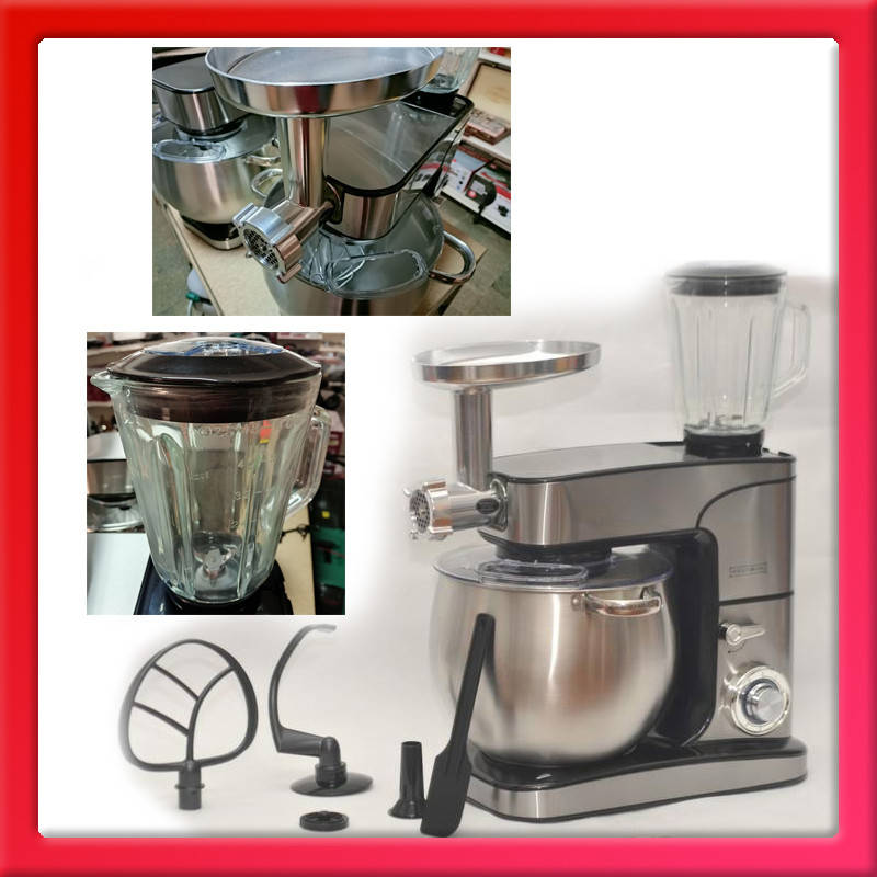 

Кухонный комбайн Royalty Line RL-PKM-2800.472.1 BG (3в1, 2800Вт, 12л/1.5л, Швейцария)