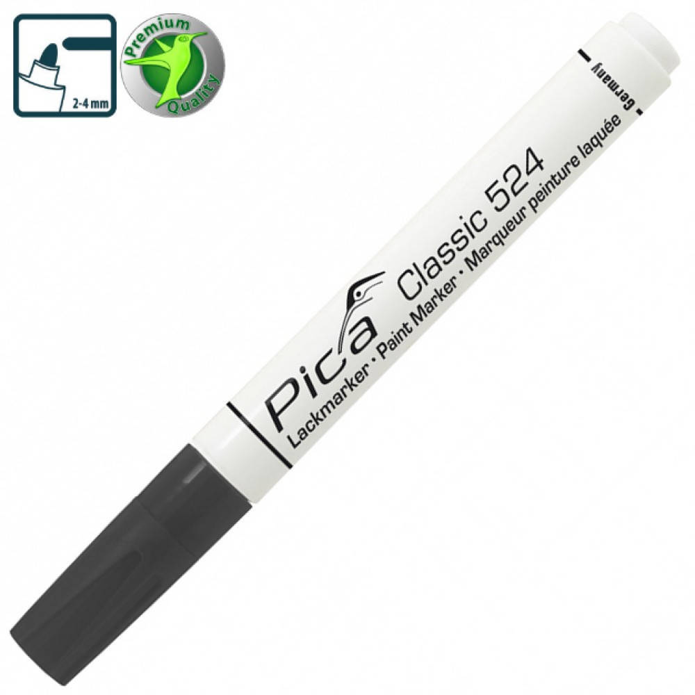 

Жидкий промышленный маркер Pica Classic 524/46 Industry Paint Marker чёрный