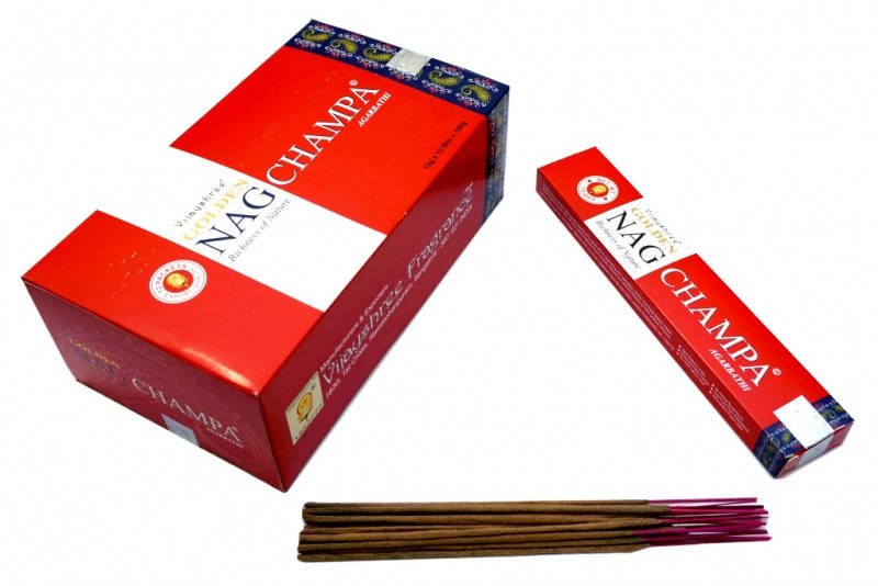 

Пыльцевые благовония Vijayashree Golden Nag Champa
