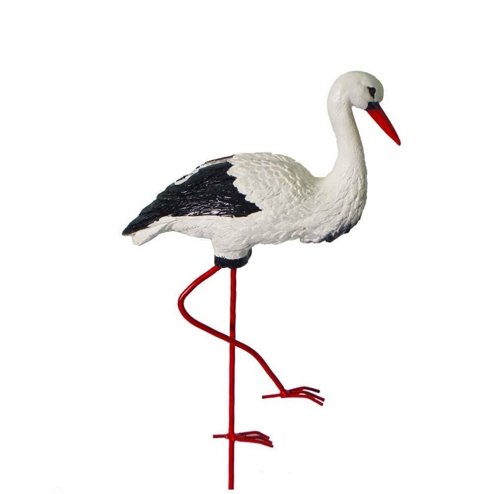 

Садовая фигура Аист мал. на металлических ножках (полистоун) L0903-1(P)
