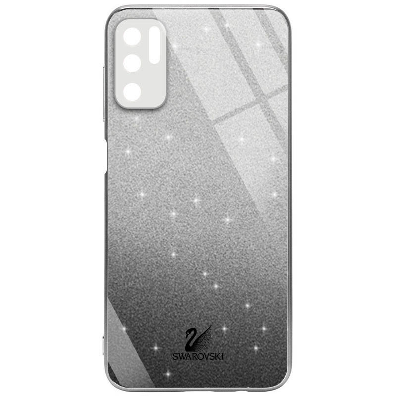 

Чехол Swarovski с защитой камеры для Xiaomi Redmi Note 10 5G / Poco M3 Pro (Черный)