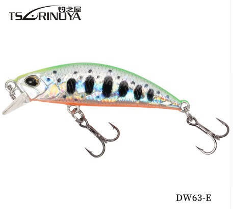 

Воблер Tsurinoya DW63 (DUO Spearhead Ryuki 50S) цвет E, Светло-серый