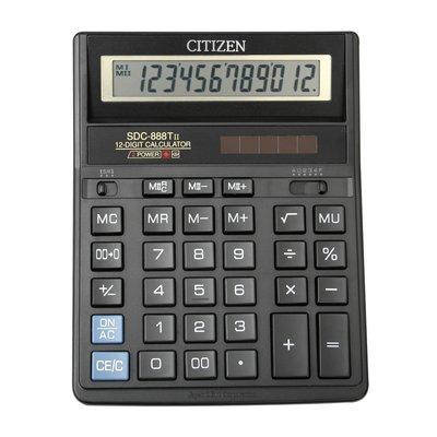 

Калькулятор Citizen SDC-888 12-ти розрядний, Черный