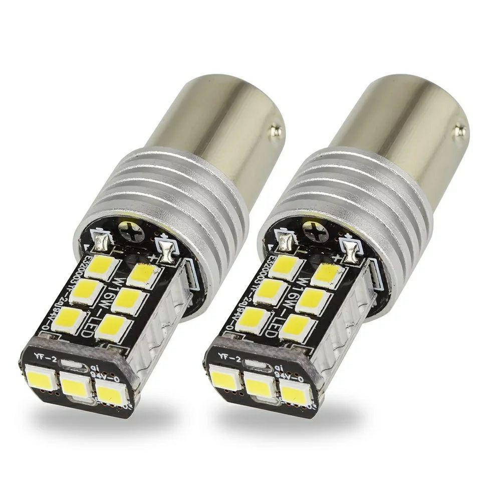 

Автомобильные LED лампы HP72 БЕЛАЯ в ЗАДНИЙ ход, ДХО, СТОП - ЯРКАЯ с цоколем 1156 (P21W) (BA15S) 12в, 4Вт, 35