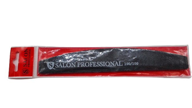 

Пилочка минеральная для маникюра 100/100 полумесяц Salon Professional