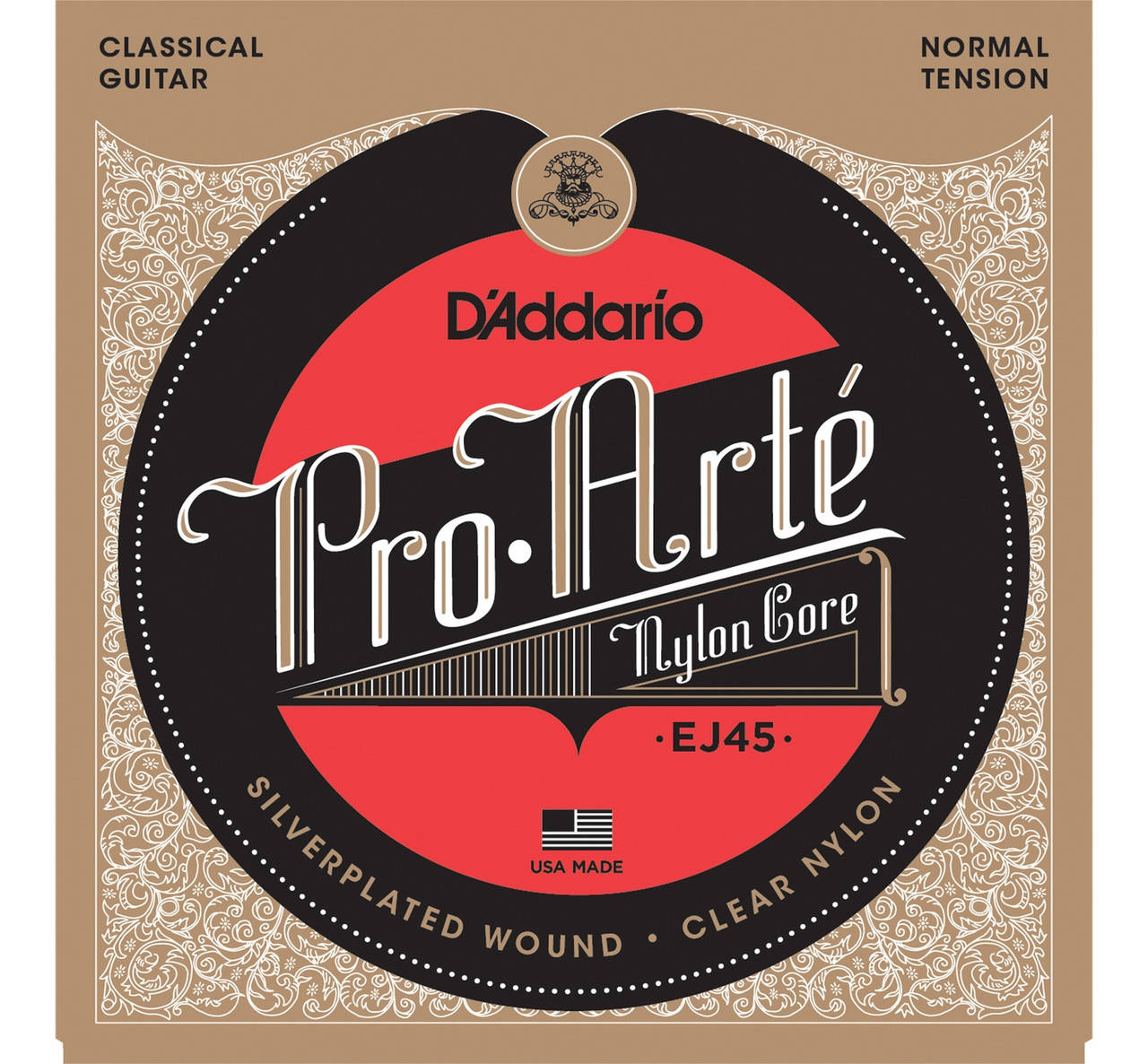 

Струны для классической гитары D*ADDARIO EJ-45 PRO-ARTE NORMAL TENSION