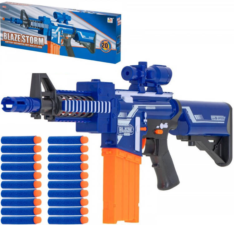 

*Автомат-бластер Blaze Storm с мягкими патронами арт. 7054