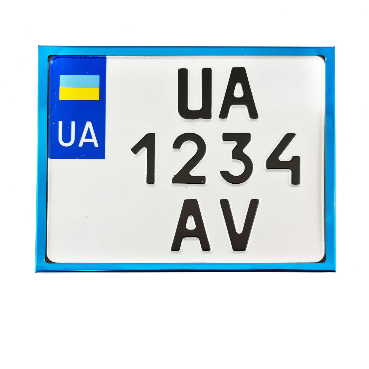 

Рамка для мотоциклетного номера зеркальная металл