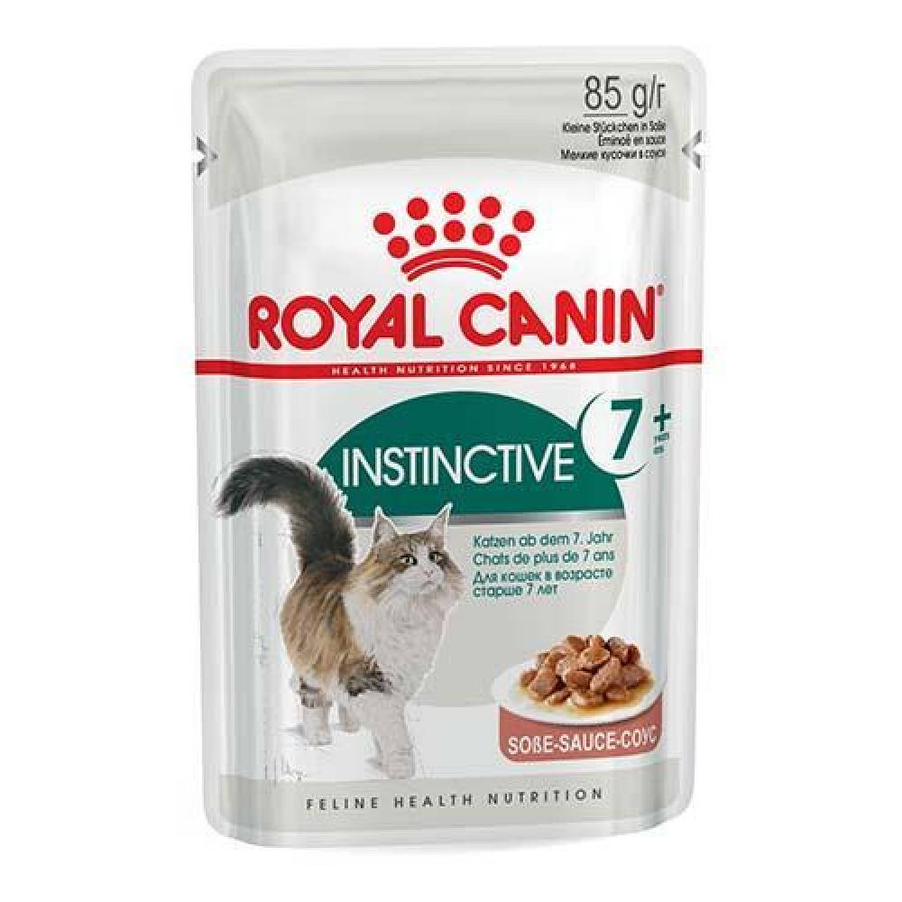 

Влажный корм Royal Canin Instinctive 7+ для кошек от 7 лет, кусочки в соусе, 85 г