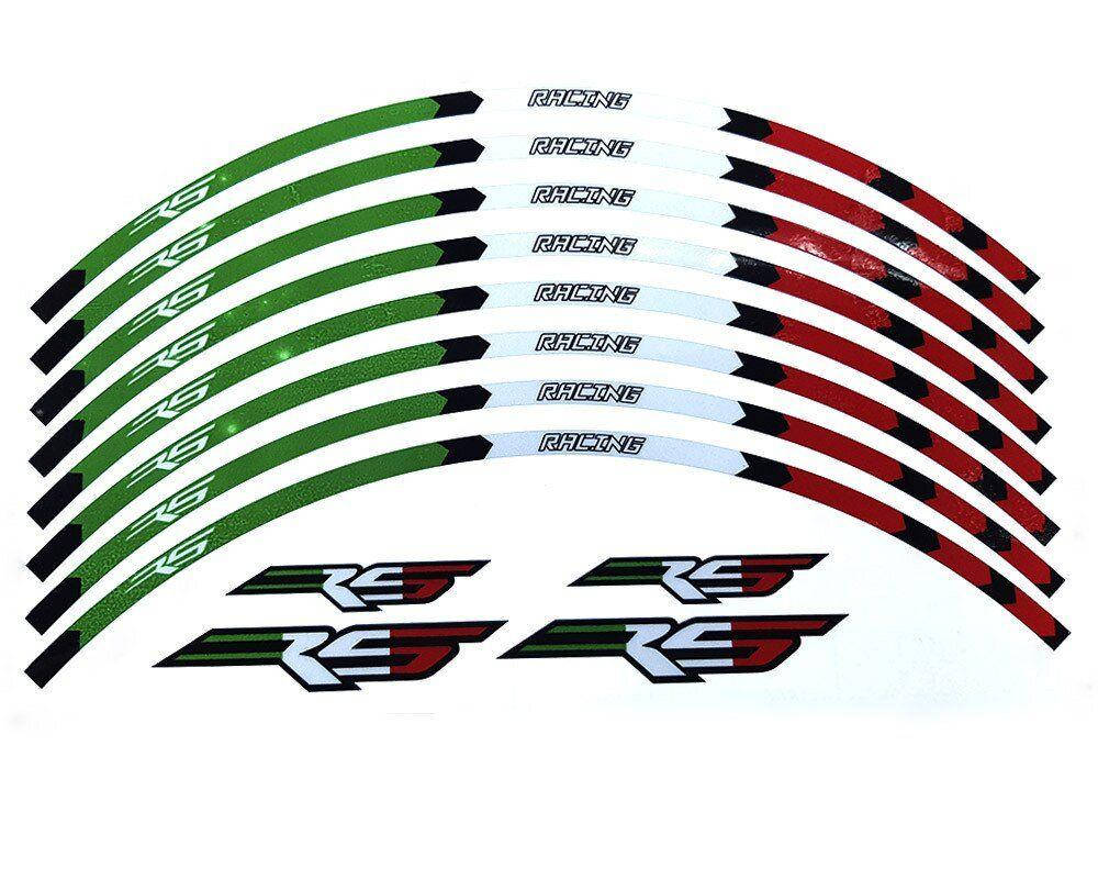 

Наклейка на обод колеса RC Racing Green-Red ОТРАЖАЙКА