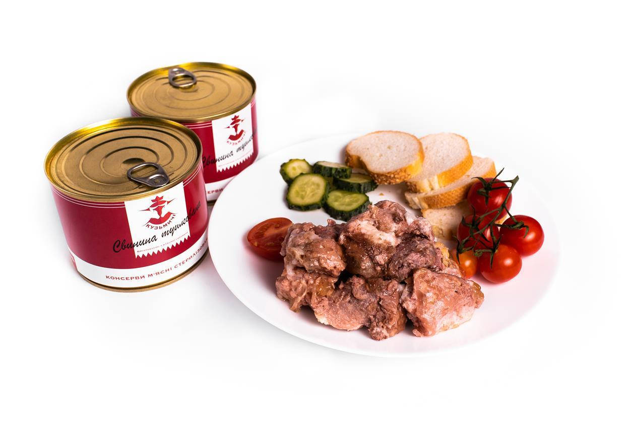 

Свинина тушеная ГОСТ Кузьмичи 525 г