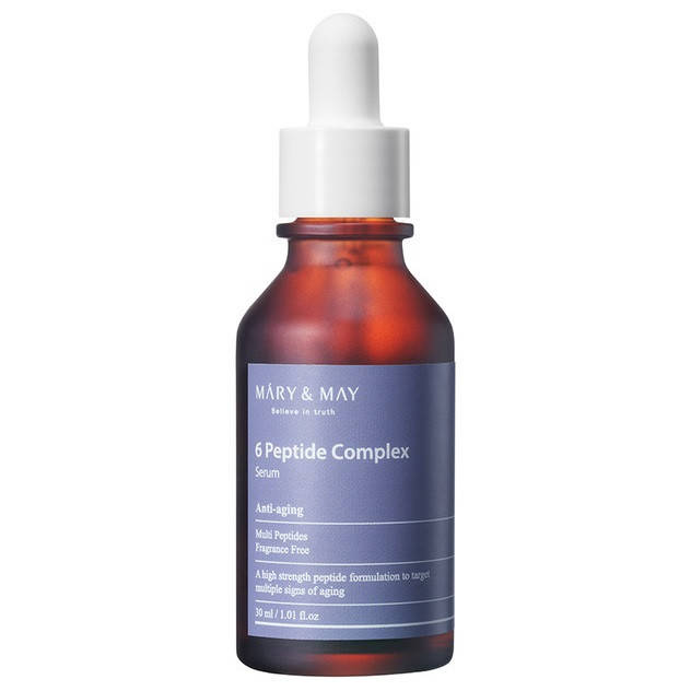 

Омолаживающий серум с пептидами Mary&May Peptide complex Serum 30 ml