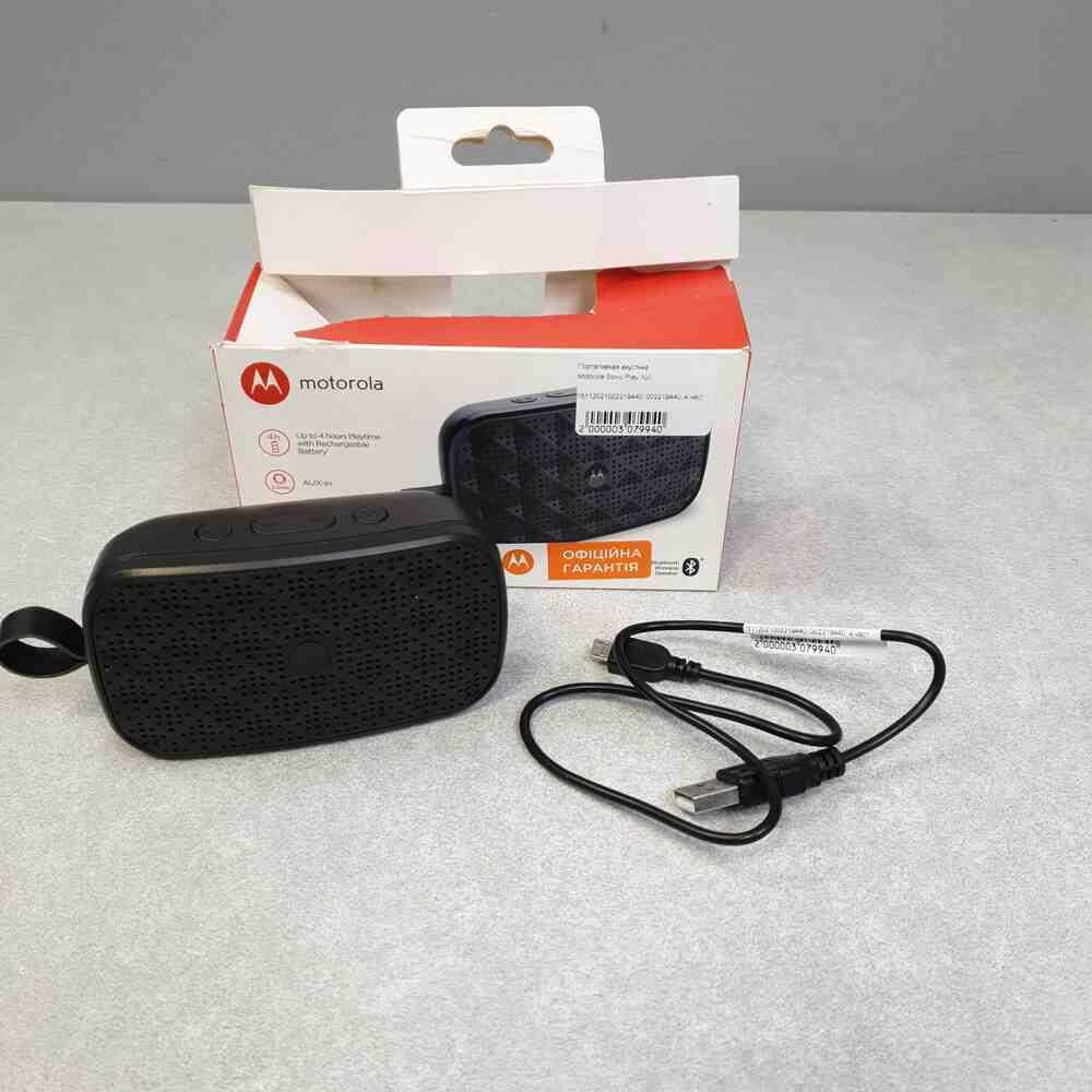 

Портативная акустика колонка Б/У Motorola Sonic Play 100