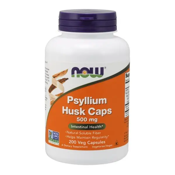 

Подорожник (Psyllium Husk), Now Foods, 500 мг, 200 капсул (NOW-05970)