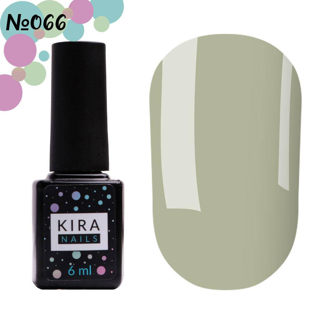

Гель-лак Kira Nails №066, 6 мл (светло-серый)