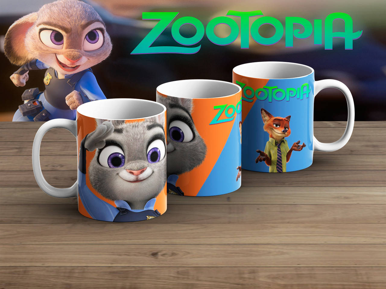 

Чашка Зверополис "Джуди и Ник" / Zootopia