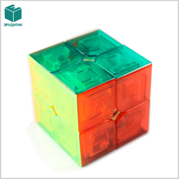 

Кубик рубика 2х2 без магнитов прозрачный Smart Cube