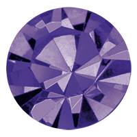 

Конусные стразы Preciosa (Чехия) ss5/pp11 (1,7-1,8 мм) Deep Tanzanite, Белый