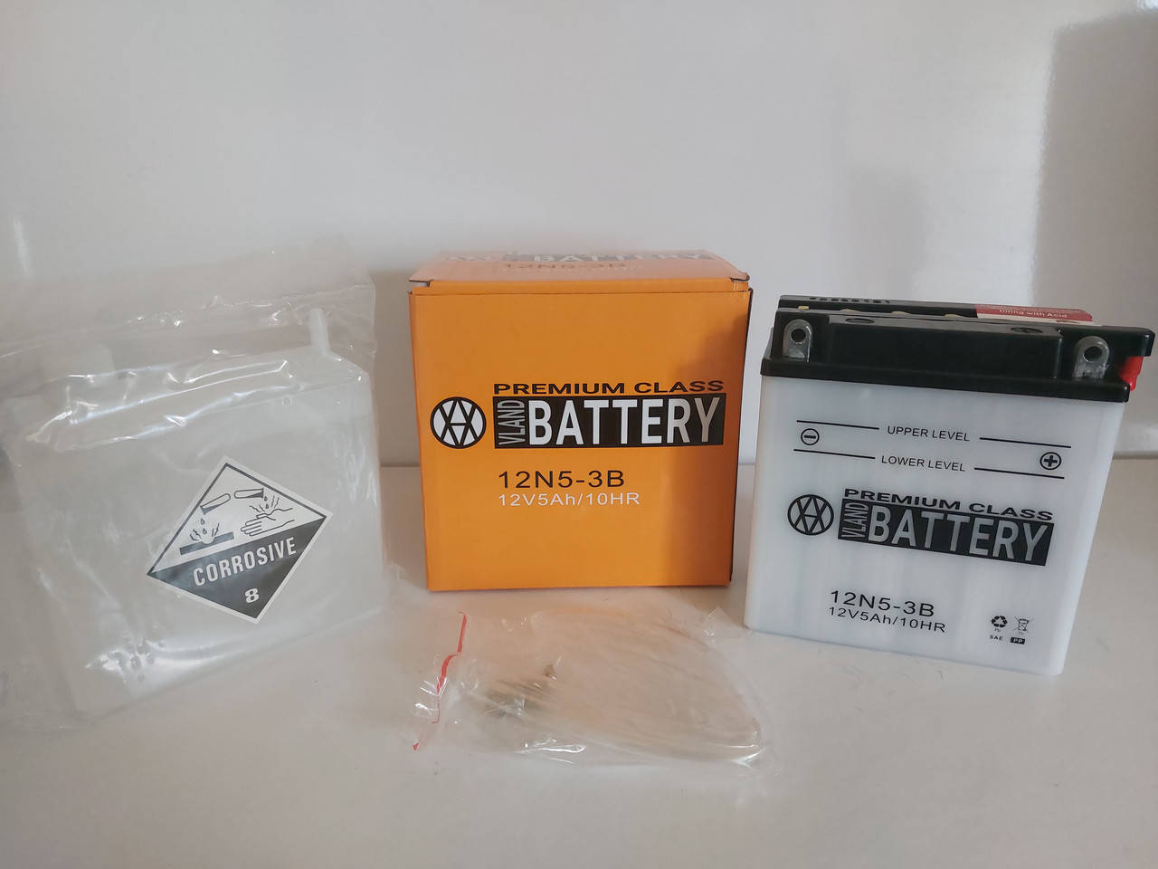 

Мото Аккумулятор для мопеда Viper Active (Актив) 5а\ч 12V "VLand" 12N5-3B (Свинцово-кислотный)