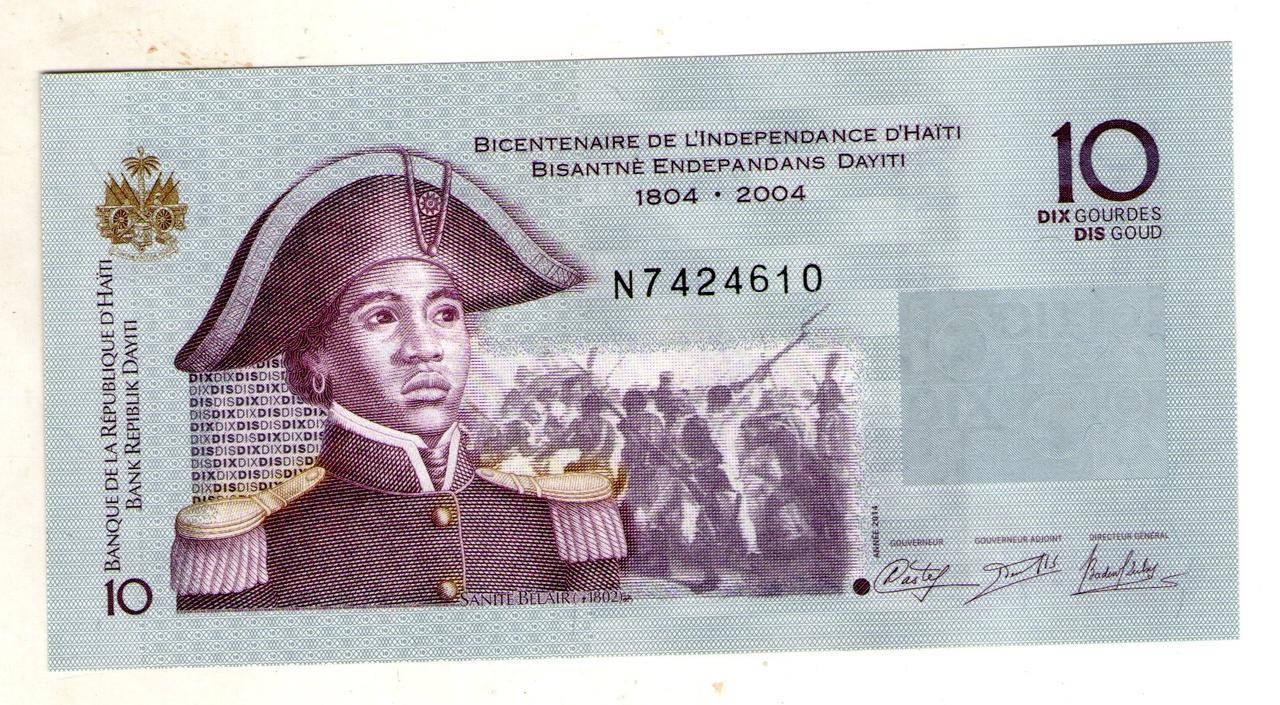 

Гаити, 10 гурдов 2004 UNC №132