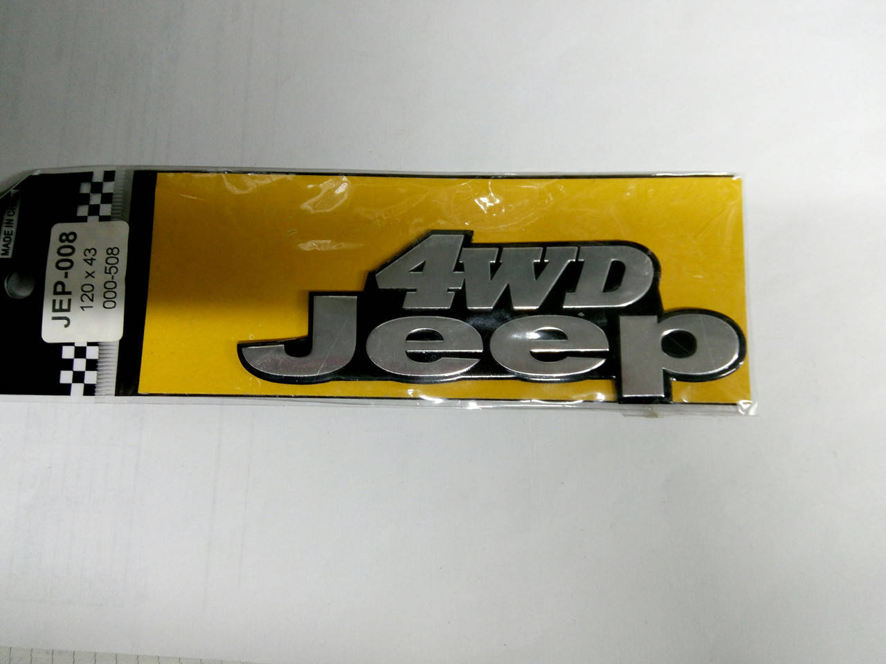 

Наклейка 4 wd JEEP 120х43 мм