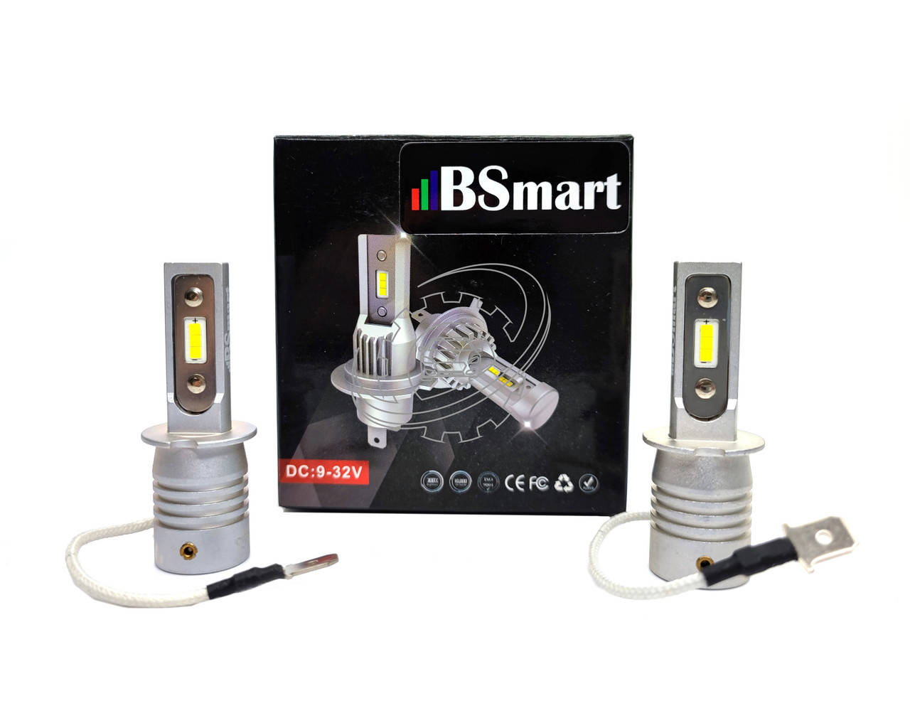 

Автолампы LED BSmart V10P диод CSP Южная Корея H3 7200Лм 30Вт 12-24В