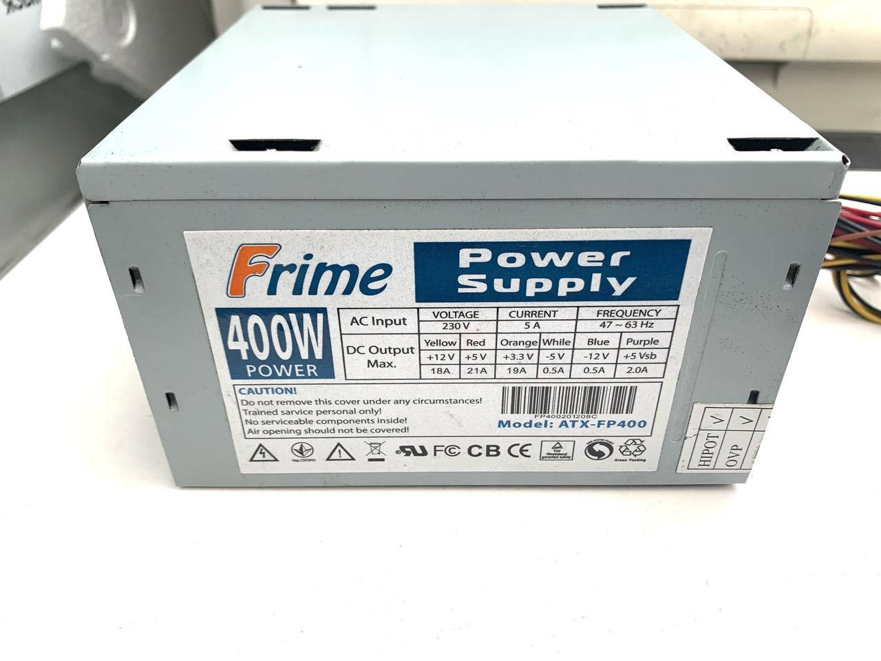 

Блок питания Frime 400W (ATX-FP400), блок питания для ПК