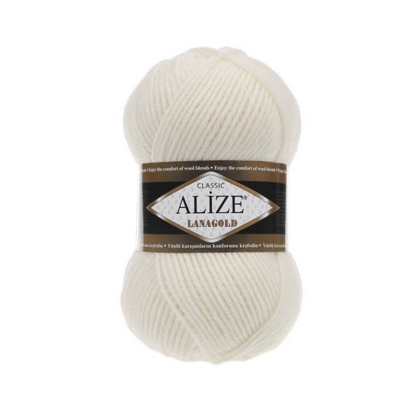 

62 Пряжа Alize Lanagold молочный