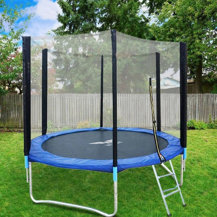 

Детский батут WINGS + сетка + лестница 252 см 8FT