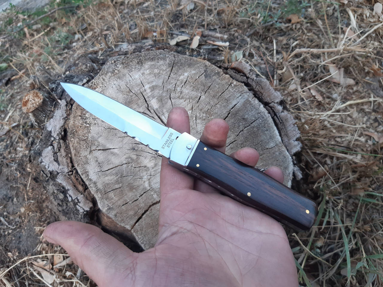 

Нож выкидной s-38