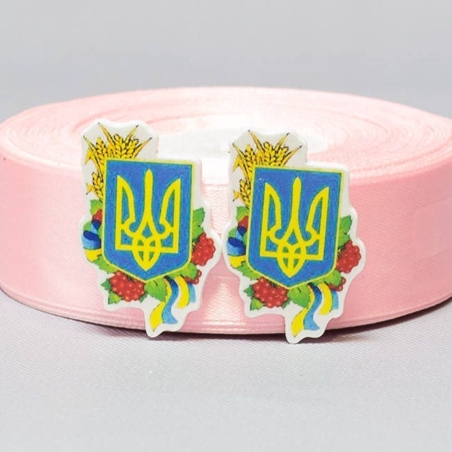 

Заготовка для значка Герб Украины Трезубец и пшеница