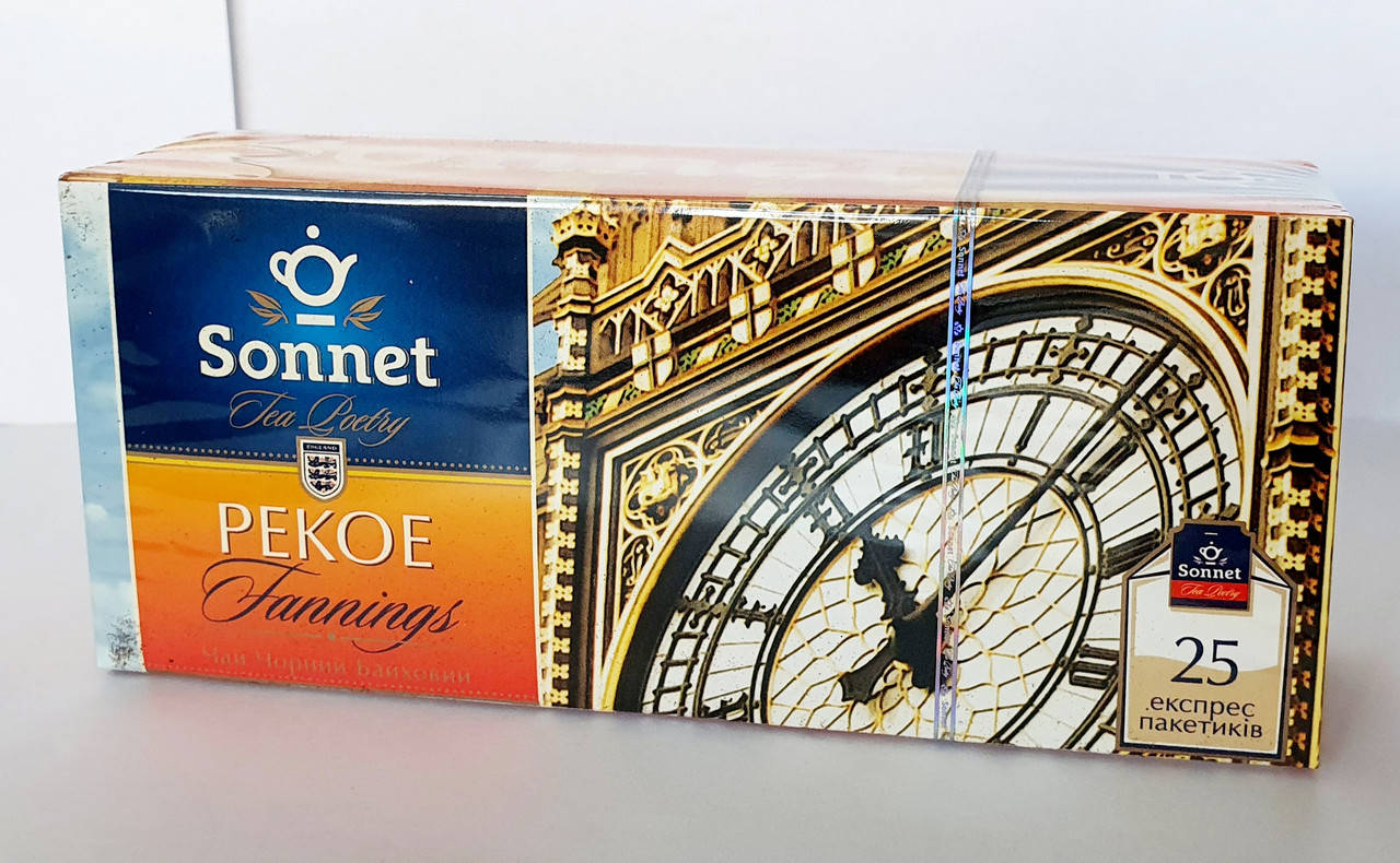 

Черный пакетированный чай Sonnet Pekoe 25 шт.