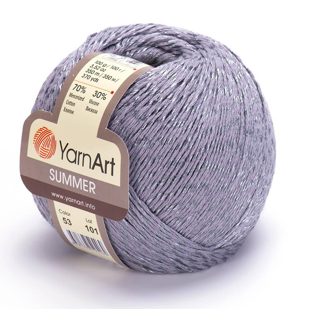 

Yarnart Summer № 53 темно-серый