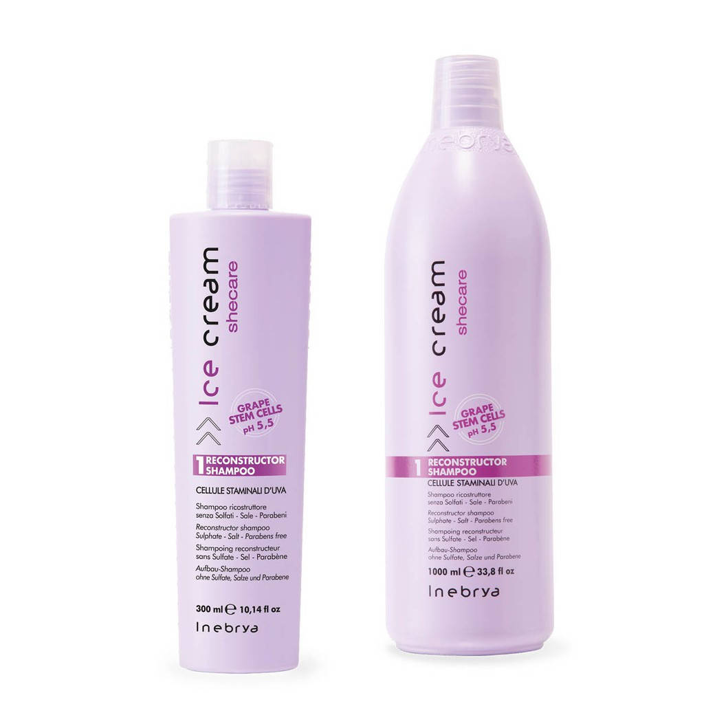 

Безсульфатный шампунь для волос восстанавливающий Inebrya Shecare Reconstructor Shampoo, 1000 мл