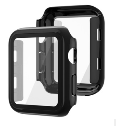 

Чехол-накладка DK Пластик Soft-Touch Glass Full-Cover для Apple Watch 42mm (black)