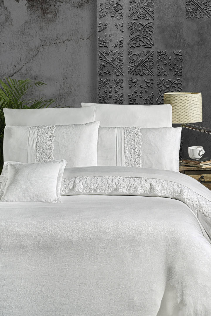 

Постельное белье First Choice V.I.P Satin Moonlight 200 х 220 см Florenza White, Белый