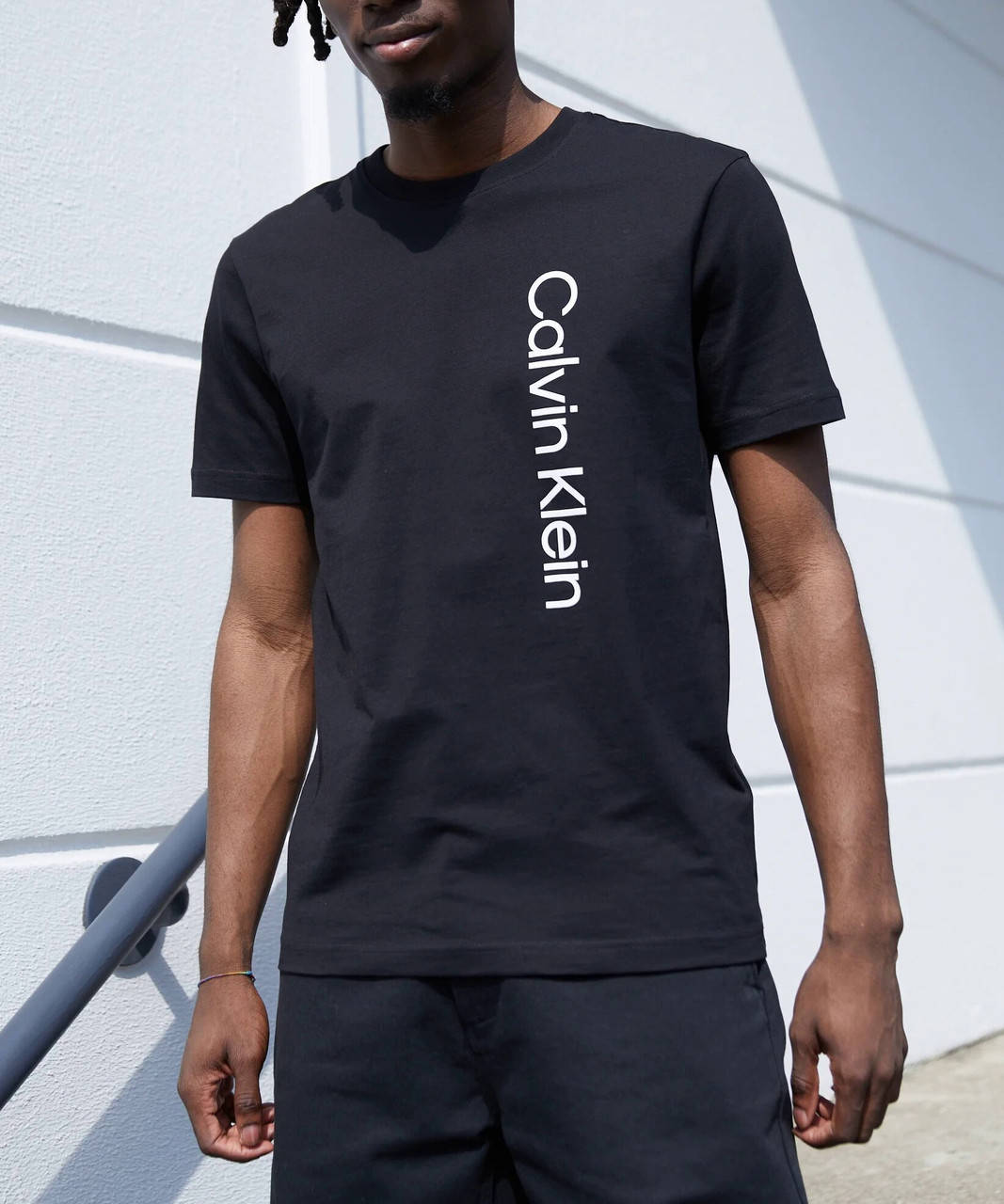 

Черная футболка Calvin Klein CK Logo футболки Кельвин Кляйн унисекс мужская женская