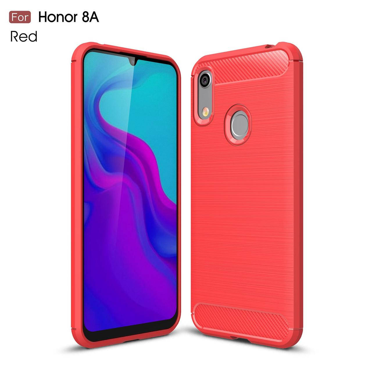 

TPU чехол накладка Urban для Honor 8A (4 цвета) красный