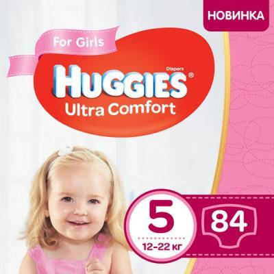 

Подгузник Huggies Ultra Comfort 5 Box для девочек (12-22 кг) 84 шт (5029053547862)