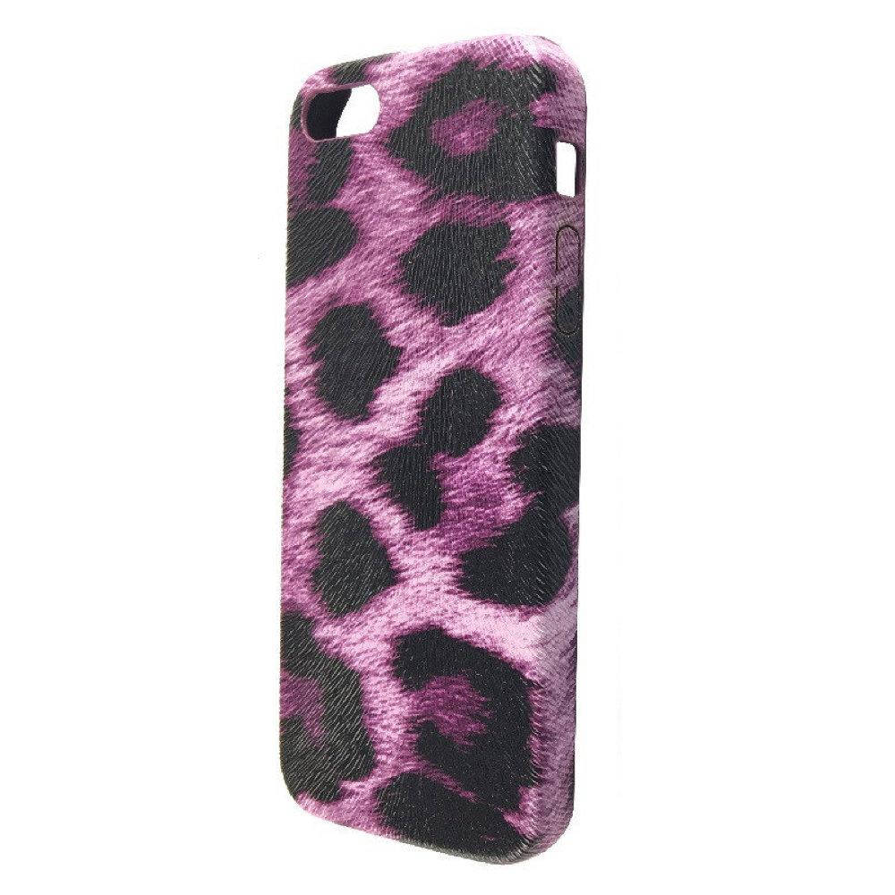 

Чехол-накладка DK-Case кожа леопард для Apple iPhone 5 / 5S (violet), Фиолетовый