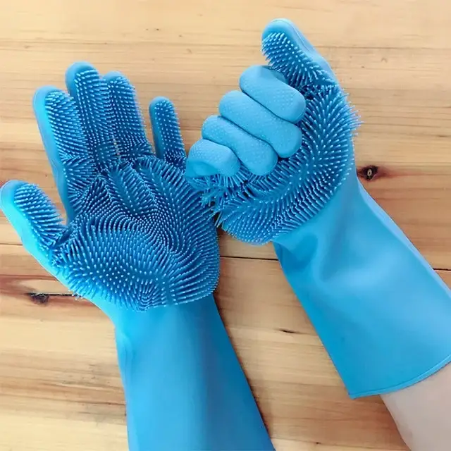 

Перчатки силиконовые для мытья посуды Better Glove EL-1313