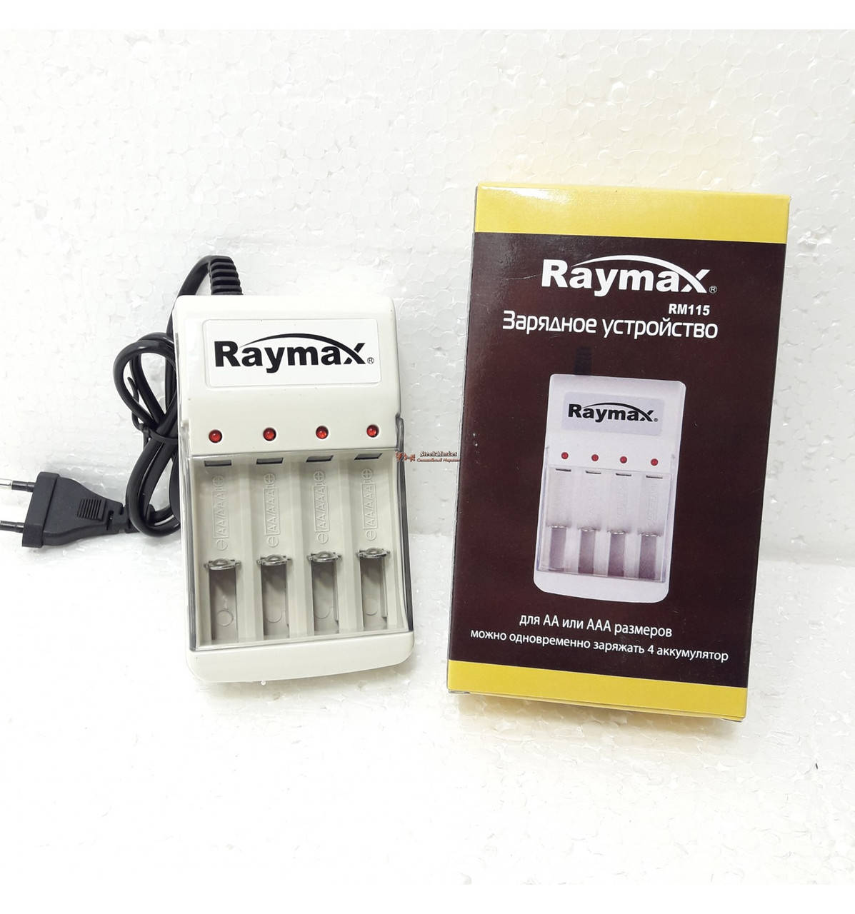 

Зарядное устройство Rablex (Raymax) RB115 для АА \ ААА аккумуляторов NI-MH, NI-CD