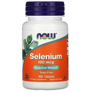 

Витамины и минералы Now Selenium 100 mcg (100 таблеток.)