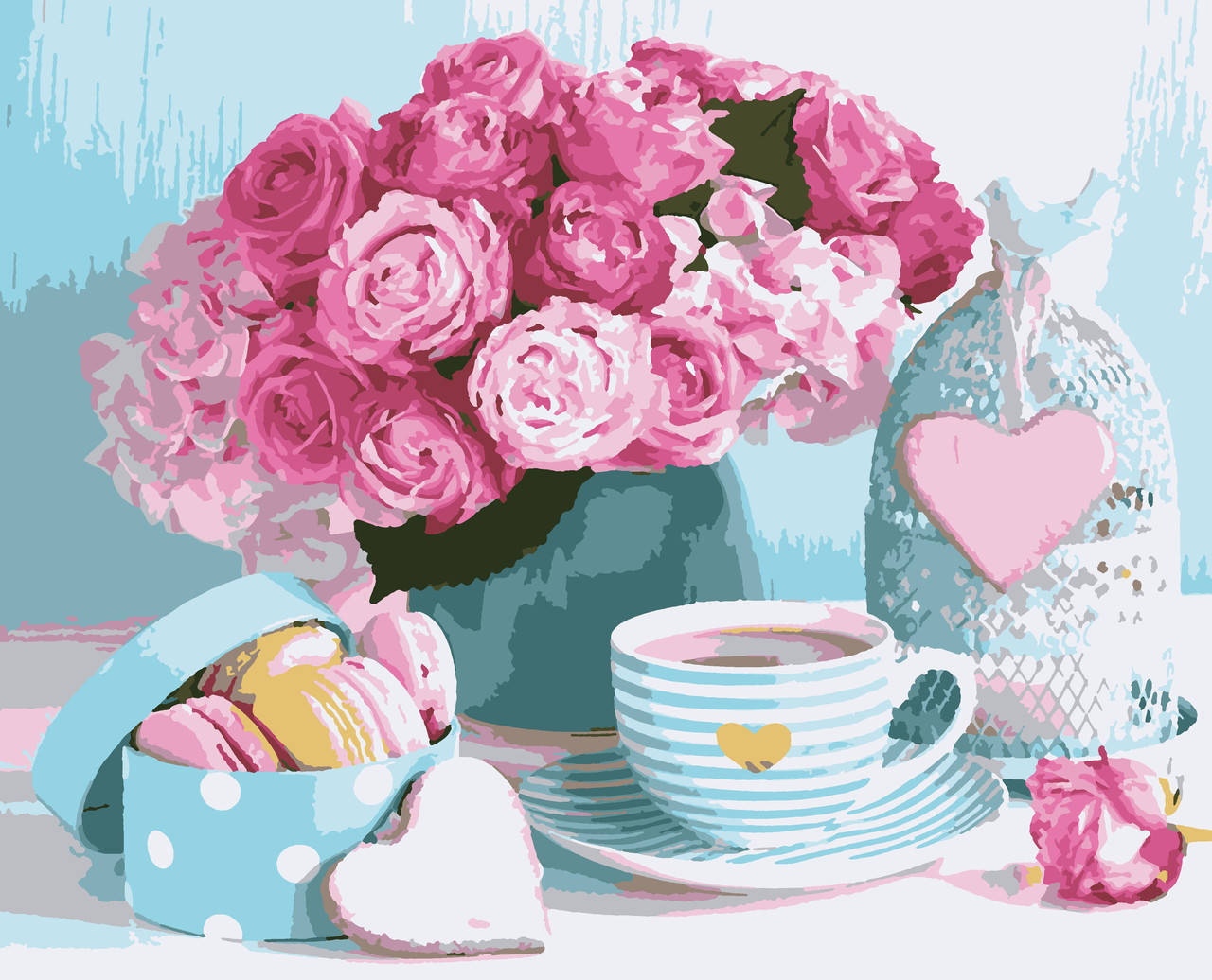 

Картина по номерам "В стиле Прованс" 40*50 см, набор для творчества, Artmo, Украина