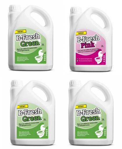 

Жидкость для биотуалета 4шт, B-Fresh Green 3 шт + B-Fresh Pink -1 шт , THETFORD.