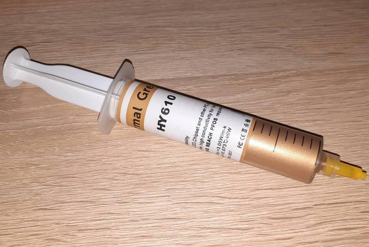 

Термопаста HY610 шприц 20ml